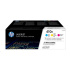 HP 410X 3-pack High Yield Cyan/Magenta/Yellow Original LaserJet Toner Cartridges (CF252XM) (5,000 / 5,000 / 5,000 pages)