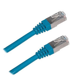 XtendLan patch kabel Cat6, FTP - 5m, modrý XtendLan patch kabel Cat6, FTP - 5m, modrý