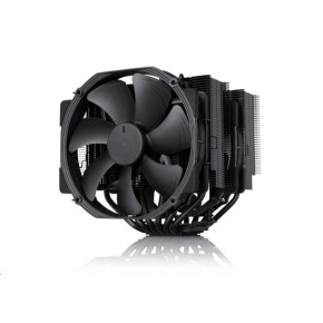 NOCTUA Chladič CPU NH-D15 chromax.black, 2x 140mm, LGA1851, AM5, černá