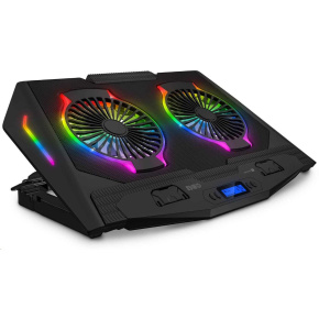 CONNECT IT NEO RGB chladící podložka pod notebook, černá