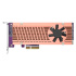 QNAP QM2-2P-344A rozšiřující karta 2xM.2 NVMe 2280/22110 PCIe Gen3x4 pro PC i NAS