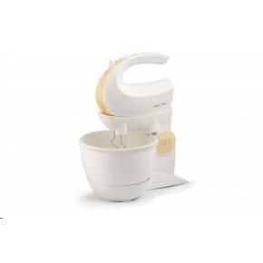 Orava SL-200 C ruční šlehač s nádobou, 300 W, 85 dB, 5 rychlostí, mísa 2.5 l, pulzní spínač, bílá