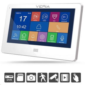 Veria LCD monitor videotelefonu  7077B bílý