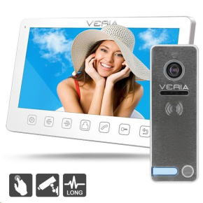 Veria SET Videotelefon  7070B bílý + vstupní stanice  230