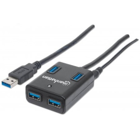MANHATTAN USB 3.0 Hub, 4 Ports, AC/Bus Power MANHATTAN USB 3.0 Hub, 4 Ports, AC/Bus Power