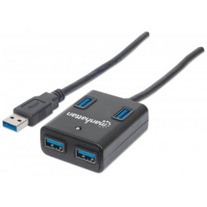 MANHATTAN USB 3.0 Hub, 4 Ports, Bus Power MANHATTAN USB 3.0 Hub, 4 Ports, Bus Power