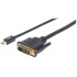 MANHATTAN kabel Mini DisplayPort 1.2a Male to DVI-D 24+1 Male, 1.8 m, černý