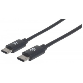 MANHATTAN kabel Hi-Speed USB-C, Type-C Male to Type-C Male, 3m, černý MANHATTAN kabel Hi-Speed USB-C, Type-C Male to Type-C Male, 3m, černý