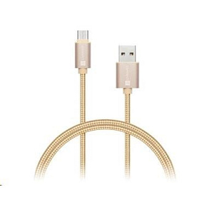 CONNECT IT Wirez Premium Metallic USB C - USB, rose gold, 1 m CONNECT IT Wirez Premium Metallic USB C - USB, rose gold, 1 m