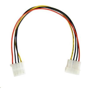 PREMIUMCORD Prodlužovací kabel napájecí interní 5,25" molex 37cm PREMIUMCORD Prodlužovací kabel napájecí interní 5,25" molex 37cm