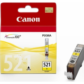 Canon CARTRIDGE CLI-521Y žlutá pro MP-980, PIXMA iP3600, iP4600,4700, MP540,550,560, MP620,630,640 (505 str.) Canon CARTRIDGE CLI-521Y žlutá pro MP-980, PIXMA iP3600, iP4600,4700, MP540,550,560, MP620,630,640 (505 str.)