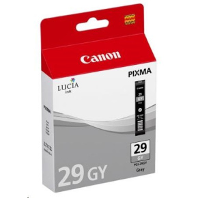 Canon CARTRIDGE PGI-29 GY šedá pro PIXMA PRO-1 (724 str.) Canon CARTRIDGE PGI-29 GY šedá pro PIXMA PRO-1 (724 str.)