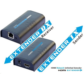 PREMIUMCORD HDMI extender na 120m přes LAN, over IP PREMIUMCORD HDMI extender na 120m přes LAN, over IP