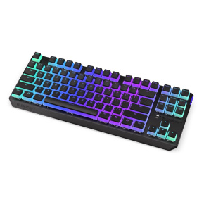 ENDORFY Klávesnice Thock TKL Wireless Red Pudding, Mechanická, Bezdrátová, ARGB, černá