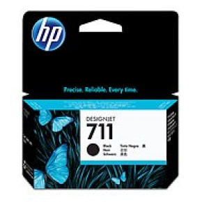 HP 711 Black DJ Ink Cart, 38 ml, CZ129A HP 711 Black DJ Ink Cart, 38 ml, CZ129A