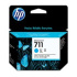 HP 711 Cyan DJ Ink Cart, 29 ml, 3-pack, CZ134A