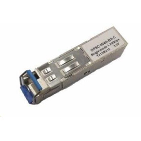 SFP WDM transceiver 1,25Gbps 1000BASE-BX10 SM 10km TX1310/RX1550nm LC simp. 3,3V, HP komp., DMI J9142B SFP WDM transceiver 1,25Gbps 1000BASE-BX10 SM 10km TX1310/RX1550nm LC simp. 3,3V, HP komp., DMI J9142B