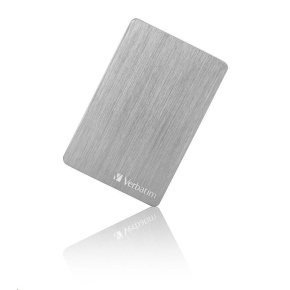VERBATIM Externí HDD 2TB Store 'n' Go ALU Slim Portable Hard Drive USB 3.2, Silver