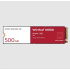 WD RED SSD NVMe 500GB PCIe SN700 Powered by SanDisk, Geb3 8GB/s, (R:3430/W:2600 MB/s) TBW 1000