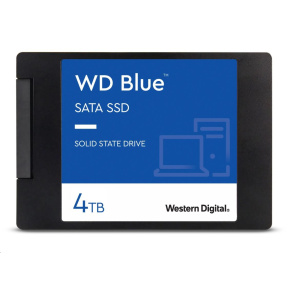 WD BLUE SSD 3D NAND WDS400T3B0A 4TB Powered by SanDisk, SATA/600, (R:560, W:530MB/s), 2.5"