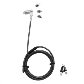 DICOTA Universal Security Cable Lock, 3 Exchangeable heads fits all slots, masterkeyed DICOTA Universal Security Cable Lock, 3 Exchangeable heads fits all slots, masterkeyed