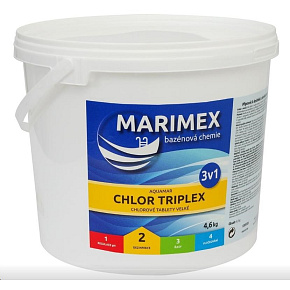 Marimex Chlor Triplex 4,6 kg - bazénová chemie - DEZINFEKCE Marimex Chlor Triplex 4,6 kg - bazénová chemie - DEZINFEKCE