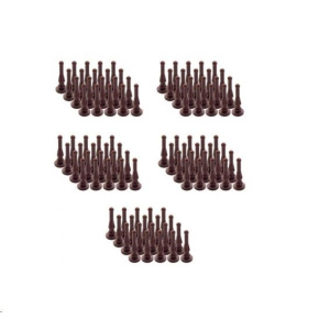 NOCTUA Příslušenství NA-AV1-100, Sada 100ks antivibračních úchytů pro ventilátory, hnědá