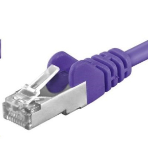 PREMIUMCORD Patch kabel CAT6a S-FTP, RJ45-RJ45, AWG 26/7 7m fialová PREMIUMCORD Patch kabel CAT6a S-FTP, RJ45-RJ45, AWG 26/7 7m fialová