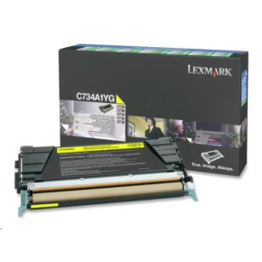 LEXMARK toner YELLOW C734, C736, X734, X736, X738 na 6000 stran LEXMARK toner YELLOW C734, C736, X734, X736, X738 na 6000 stran