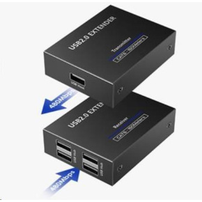 PREMIUMCORD 4-port USB 2.0 extender po Cat5/Cat5e/Cat6 do 150m PREMIUMCORD 4-port USB 2.0 extender po Cat5/Cat5e/Cat6 do 150m