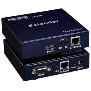 PremiumCord HDMI HDBaseT 4K extender na 100m, over IP, jeden vysílač na více přijímačů PremiumCord HDMI HDBaseT 4K extender na 100m, over IP, jeden vysílač na více přijímačů