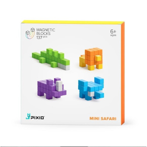 PIXIO Mini Safari magnetická stavebnice PIXIO Mini Safari magnetická stavebnice