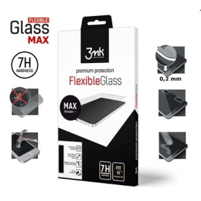 3mk hybridní sklo FlexibleGlass Max pro Apple iPhone 11 Pro Max, černá 3mk hybridní sklo FlexibleGlass Max pro Apple iPhone 11 Pro Max, černá