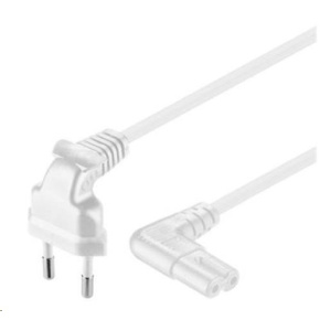 PREMIUMCORD Kabel síťový 230V k magnetofonu se zahnutými konektory 0.75m PREMIUMCORD Kabel síťový 230V k magnetofonu se zahnutými konektory 0.75m