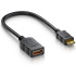 PremiumCord Flexi adaptér HDMI Typ A samice - mini HDMI Typ C samec pro ohebné zapojení