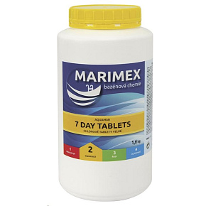 Marimex 7 Denní tablety 1,6 kg - bazénová chemie - DEZINFEKCE
