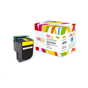 OWA Armor toner pro LEXMARK C540, 543, 544, 546, X543, X544, X546, X548, 2000 Stran, C540H1YG, žlutá/yellow OWA Armor toner pro LEXMARK C540, 543, 544, 546, X543, X544, X546, X548, 2000 Stran, C540H1YG, žlutá/yellow