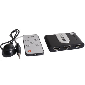 PREMIUMCORD HDMI switch 3:1 s dálkovým ovladačem PREMIUMCORD HDMI switch 3:1 s dálkovým ovladačem