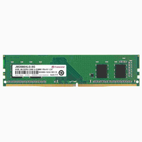 TRANSCEND DIMM DDR4 8GB 2666MHz 1Rx16 1Gx16 CL19 1.2V TRANSCEND DIMM DDR4 8GB 2666MHz 1Rx16 1Gx16 CL19 1.2V