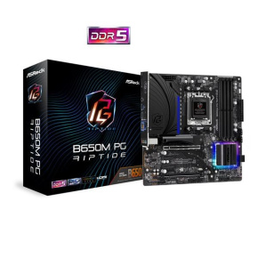 ASRock MB Sc AM5 B650M PG Riptide, AMD B650, 4xDDR5, 1xDP, 1xHDMI, mATX ASRock MB Sc AM5 B650M PG Riptide, AMD B650, 4xDDR5, 1xDP, 1xHDMI, mATX