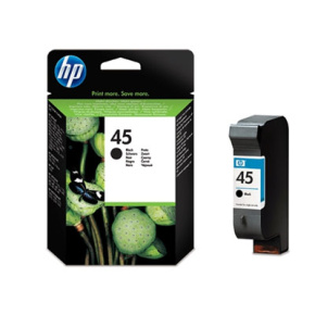 HP 45 Black Ink Cart, 42 ml, 51645AE (930 pages) HP 45 Black Ink Cart, 42 ml, 51645AE (930 pages)