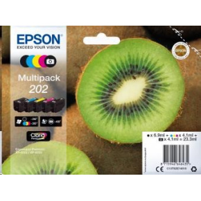 EPSON ink Multipack "Kiwi" 5-colours 202 Claria Premium Ink EPSON ink Multipack "Kiwi" 5-colours 202 Claria Premium Ink