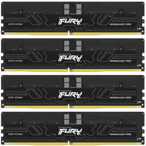 KINGSTON DIMM DDR5 64GB (Kit of 4) 6000MT/s CL32 FURY Renegade Pro ECC Reg PnP