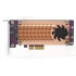 QNAP QM2-2P-244A rozšiřující karta 2xM.2 NVMe 2280/22110 PCIe Gen2x4 pro PC i NAS