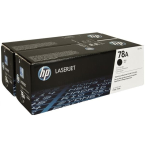 HP 78A Black 2-pack LJ Toner Cart, CE278AD (2,100 / 2,100 pages) HP 78A Black 2-pack LJ Toner Cart, CE278AD (2,100 / 2,100 pages)