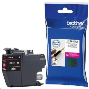 BROTHER INK LC-3617M purpurový, magenta - 550stran, J2330, J3530, J3930 BROTHER INK LC-3617M purpurový, magenta - 550stran, J2330, J3530, J3930