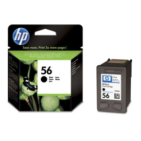 HP 56 Black Ink cart, 19 ml, C6656AE (520 pages) HP 56 Black Ink cart, 19 ml, C6656AE (520 pages)