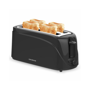 ORAVA HR-108 B topinkovač, 1200 W, 4 topinky, rozmrazování, automatické vypnutí, světelná signalizace