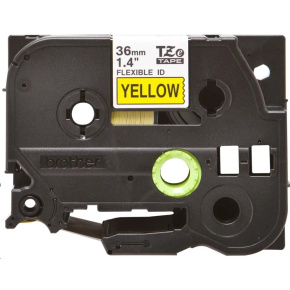 BROTHER TZEFX661 - kazeta TZ šírky 36mm, flexibilní lamino páskou TZE-FX661, žlutá/černé písmo