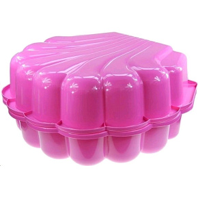 Marimex pískoviště/bazének - mušle s krytem - růžové